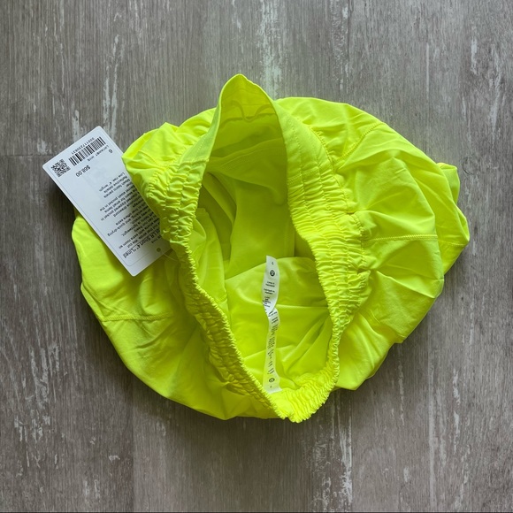 Lululemon Hotty Hot LR Short *Long 4" - Highlight Yellow - Picture 4 of 6